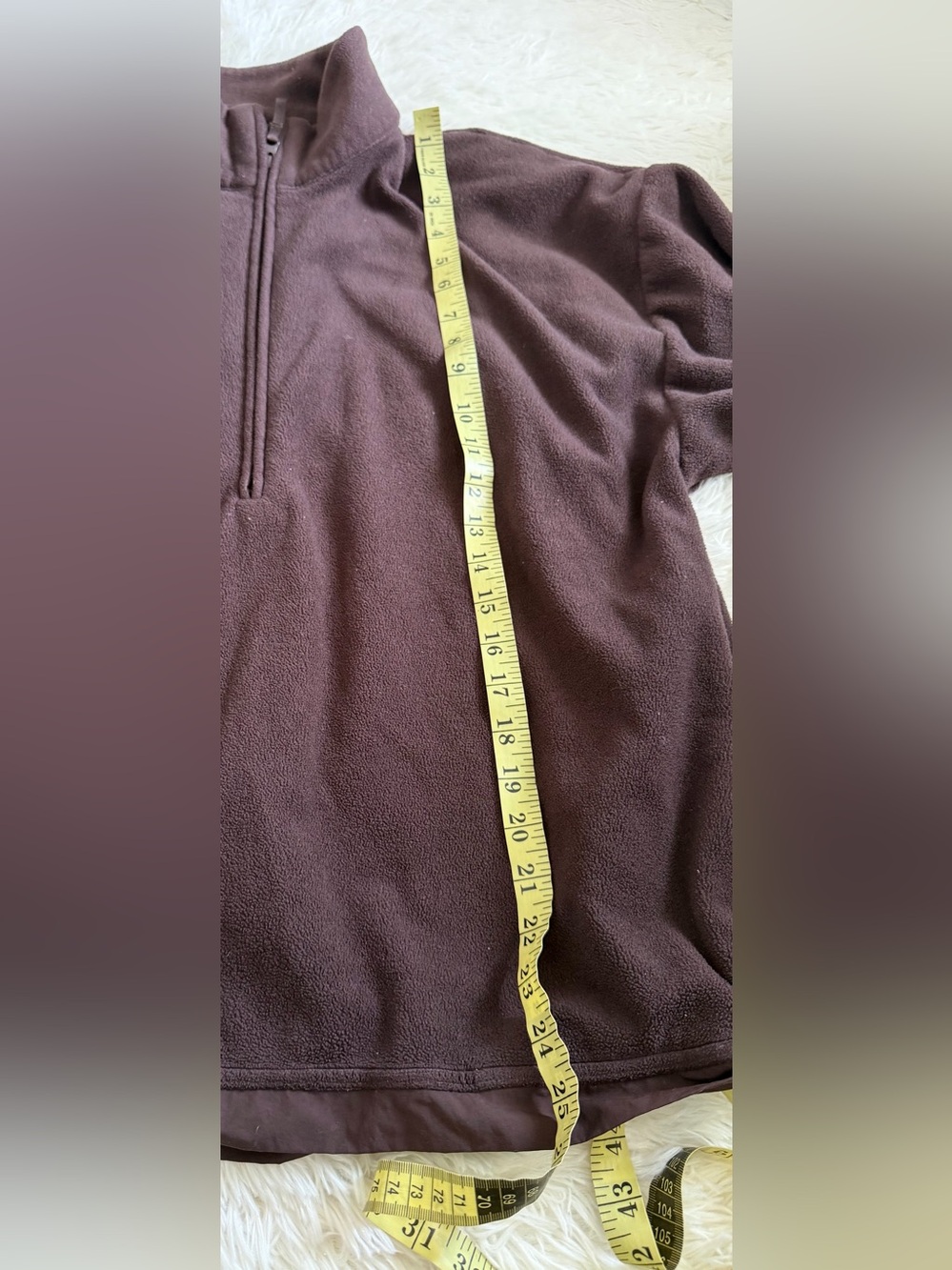 Aritzia Golden Polartec® 200 1/4 Zip Hip Sweater - Picture 8 of 8